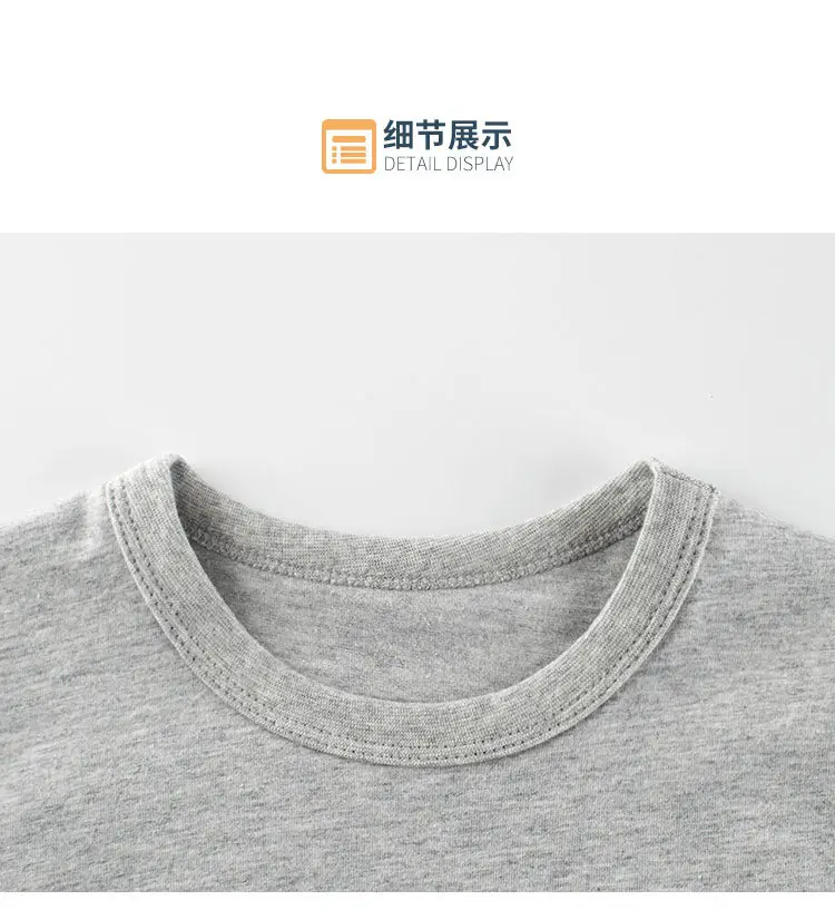 Kids Dinosaur T-Shirt Grey Short Sleeve 2026 — feature 6