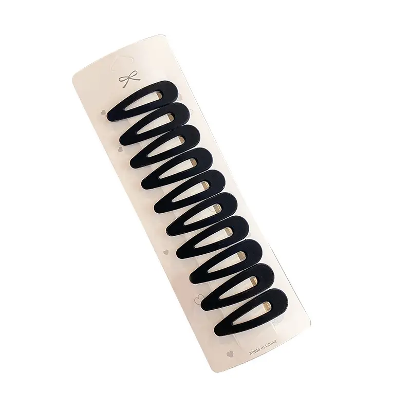 Black Hairpins for Women Side Bangs Clip Top Large - Image 10