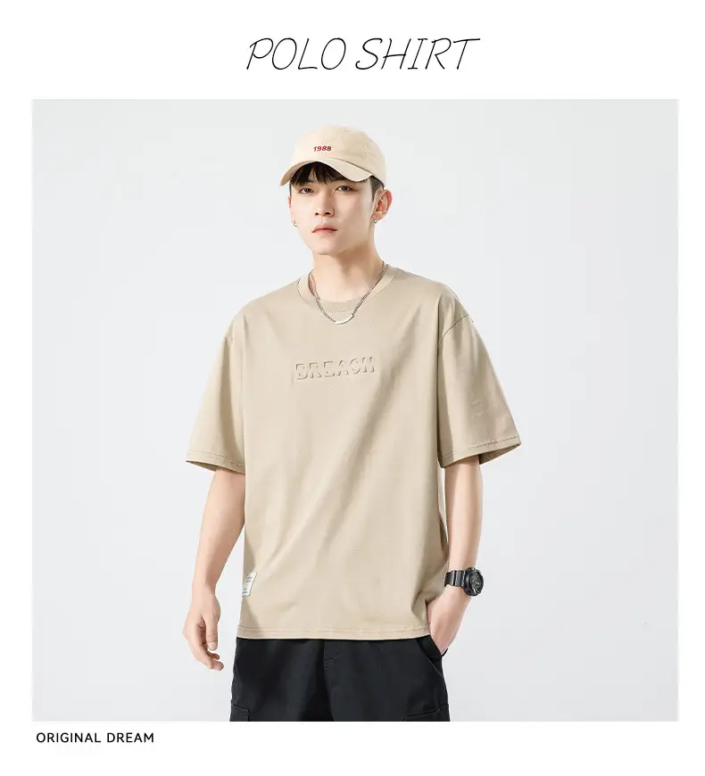 Xuan Haipeng Men's Grey Heavyweight T-Shirt Short Sleeve — feature 16