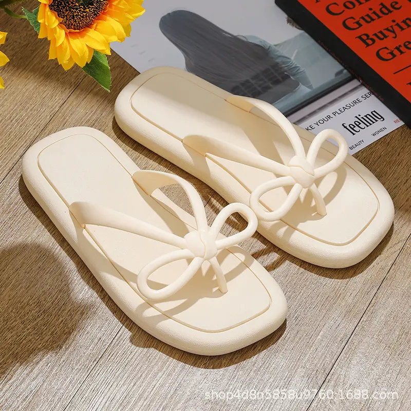 2022 Summer Bow Flip Flops for Women