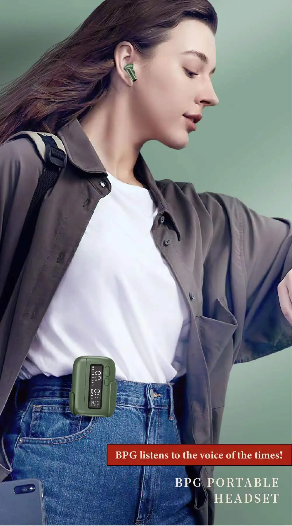 2026 Wireless Bluetooth Headset with Digital Display — feature 12