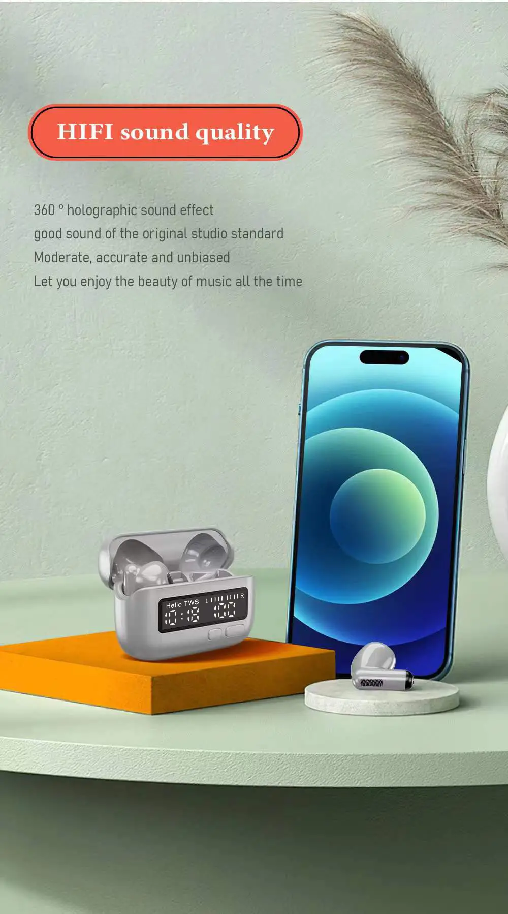 2026 Wireless Bluetooth Headset with Digital Display — feature 13