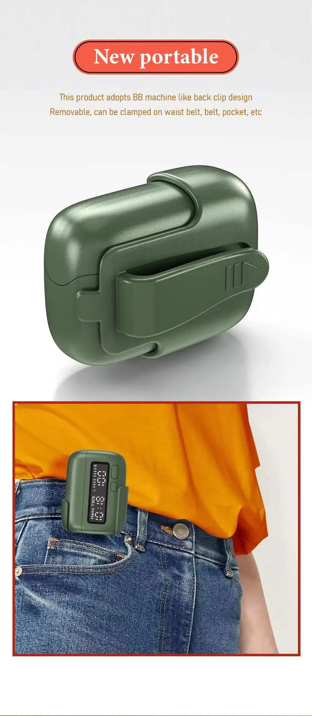 2026 Wireless Bluetooth Headset with Digital Display — feature 14