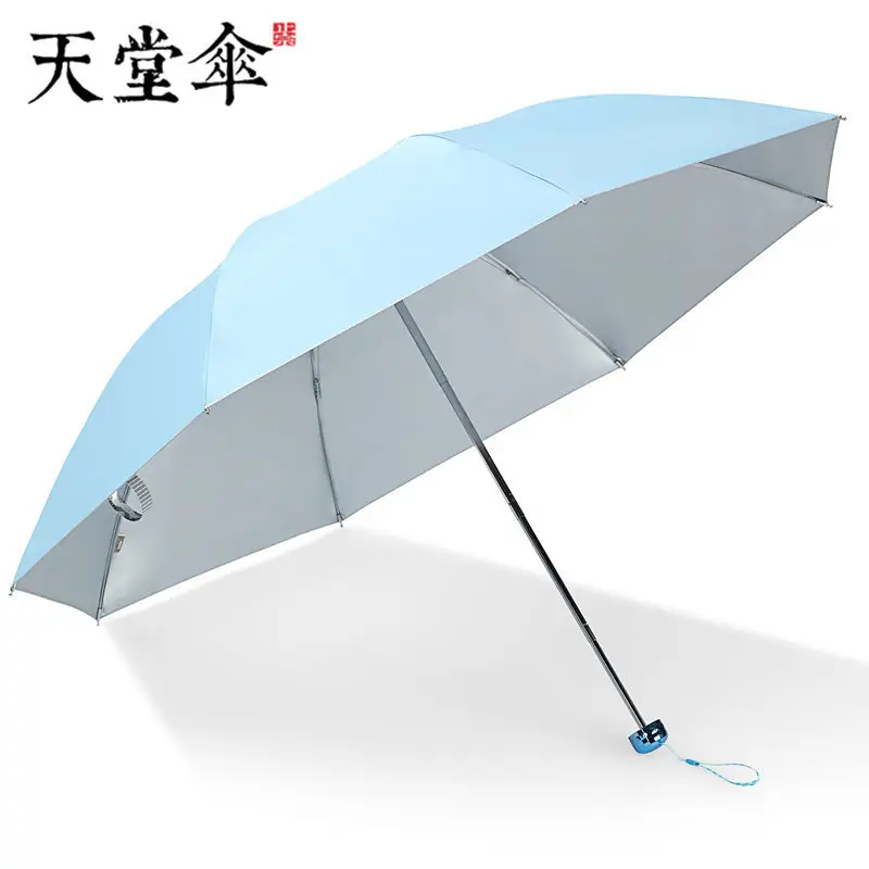 Paradise Pink Floral 3-Fold Sun Umbrella