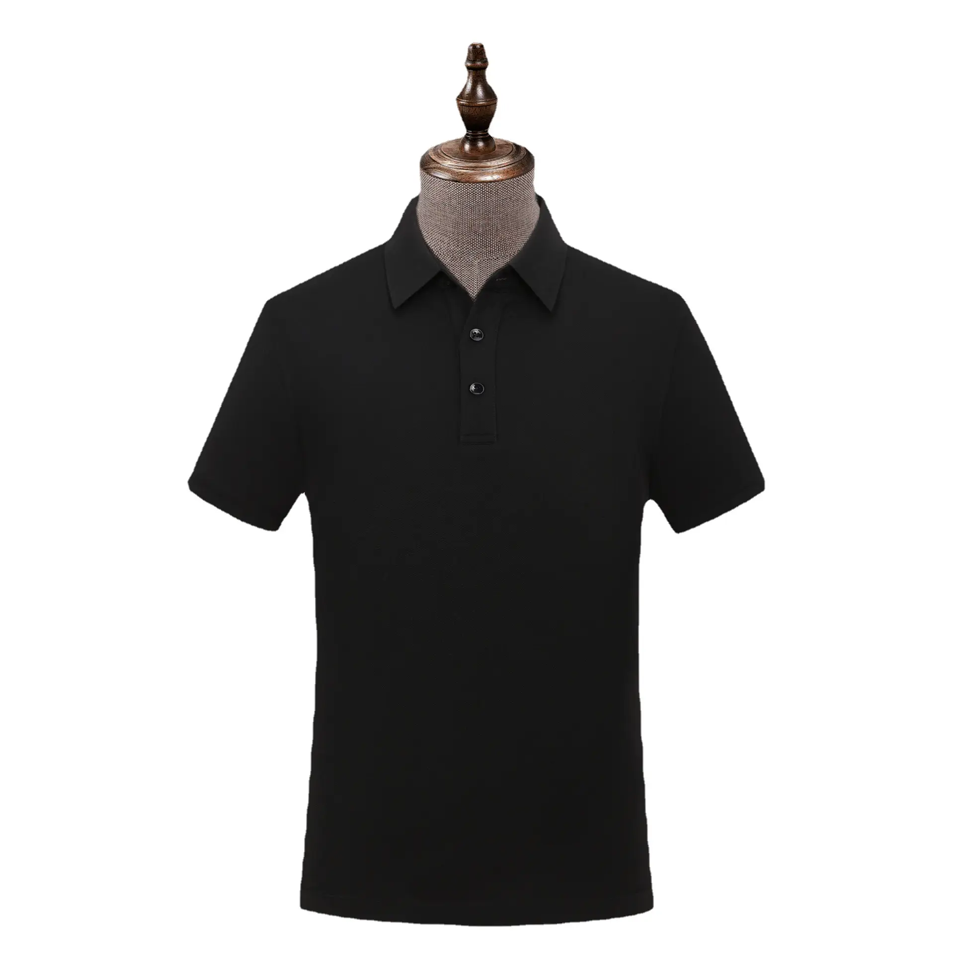 Men Light Blue Polo Shirt with Logo Print - Image 18