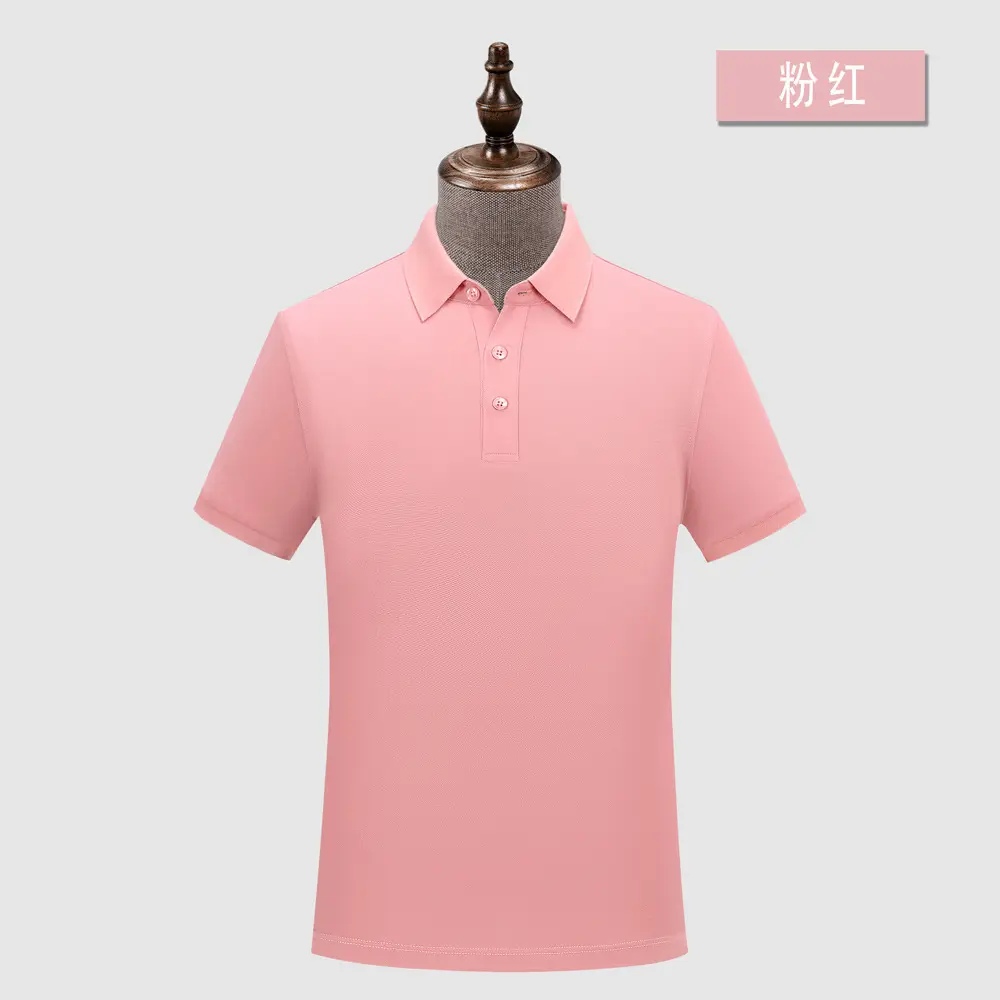 Men Light Blue Polo Shirt with Logo Print - Image 5