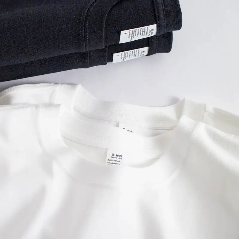 Men Blue Cotton T-Shirt Long Sleeve Summer Loose Fit - Image 28