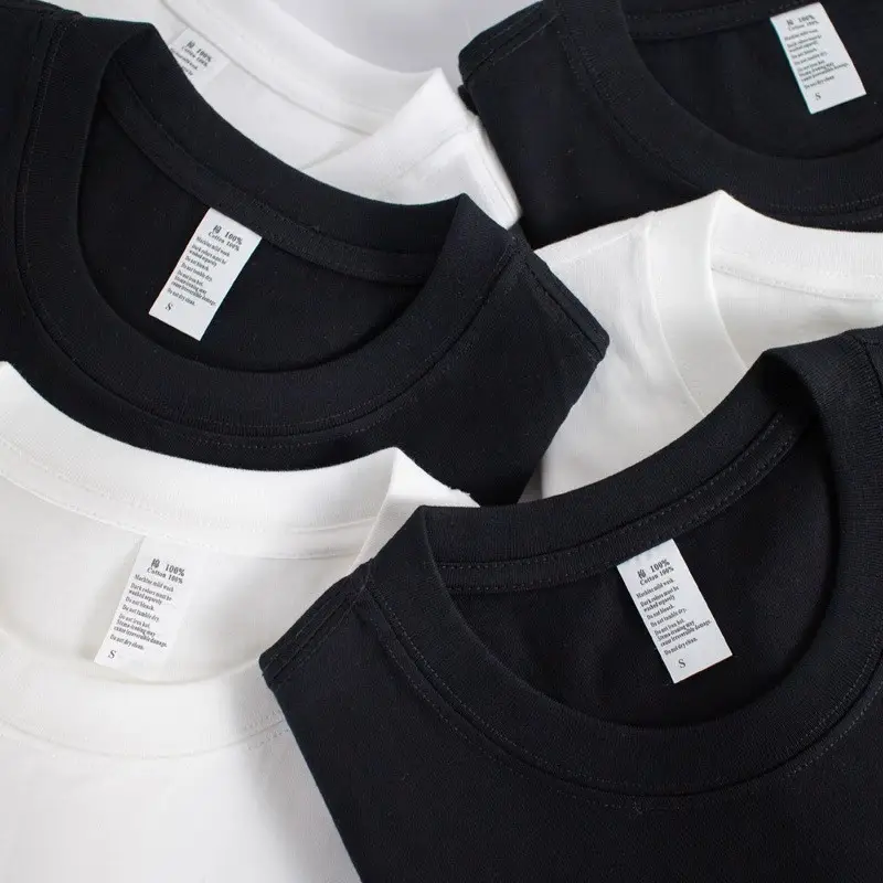 Men Blue Cotton T-Shirt Long Sleeve Summer Loose Fit - Image 29