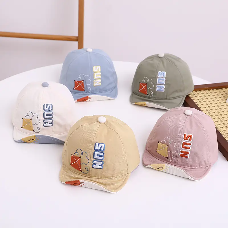 Cotton Cartoon Sun Cap for Baby Spring Autumn - Image 5