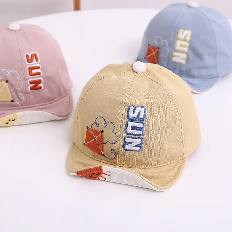 Cotton Cartoon Sun Cap for Baby Spring Autumn - Image 6