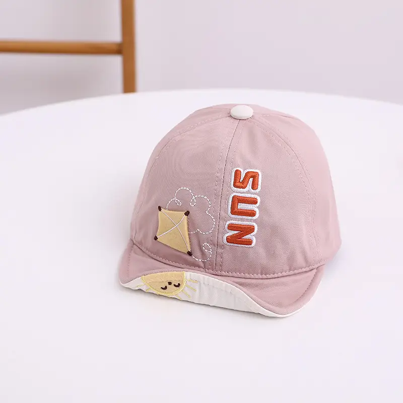 Cotton Cartoon Sun Cap for Baby Spring Autumn - Image 2
