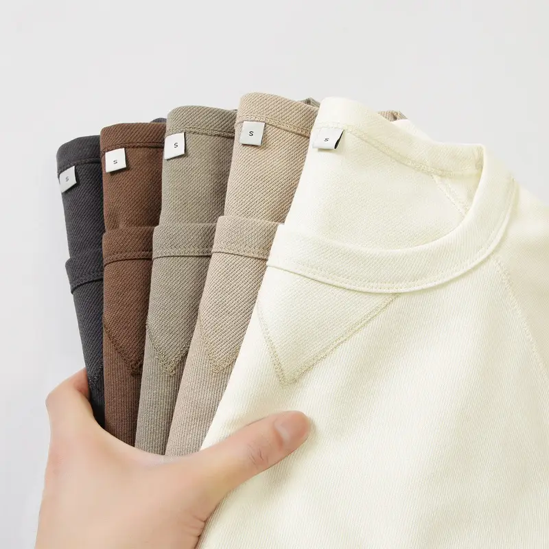 Dengjue Men's Khaki 2-Piece Set with Raglan Sleeve - Image 12