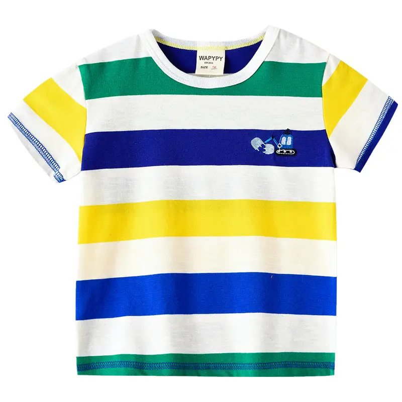 Kids Cotton T-Shirt Gray Marbled 2026 - Image 6