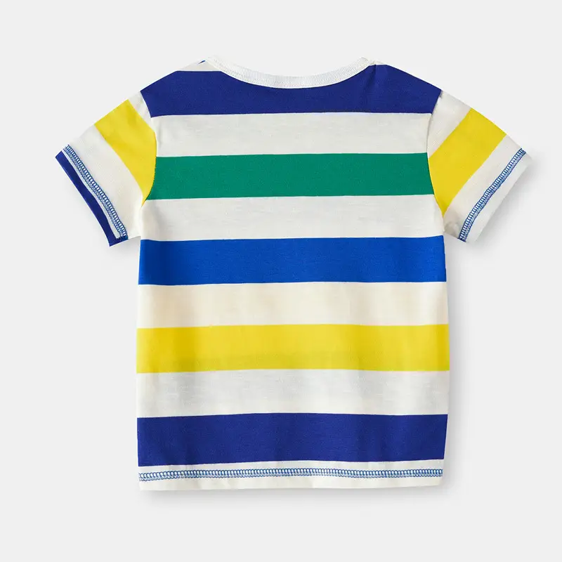Kids Cotton T-Shirt Gray Marbled 2026 — feature 4