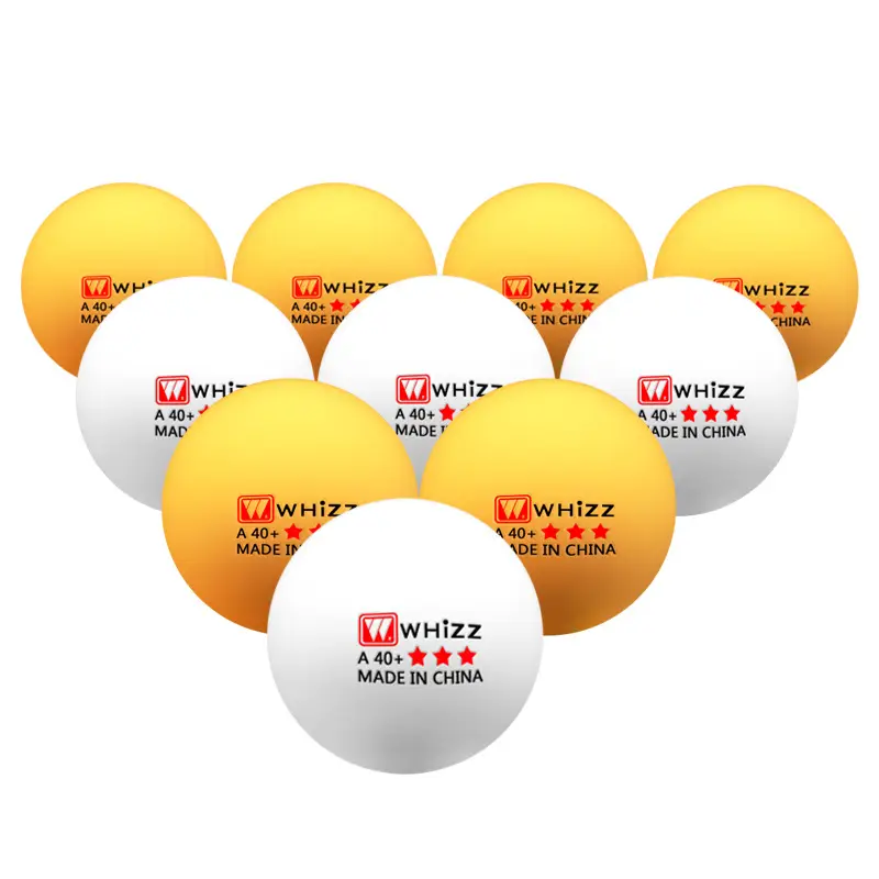 Weiqiang National Standard Two-Star Training Samsung New Material Abs40+ Training Competition Table Tennis Resistant to Yellow and White Training