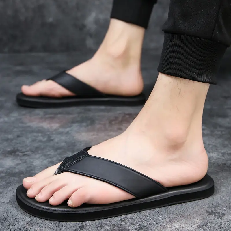 2022 Summer New Men's Casual Vietnamese Slippers Korean Fashionable Beach Flip-Flops Outdoor Fashion Sandals - Image 5