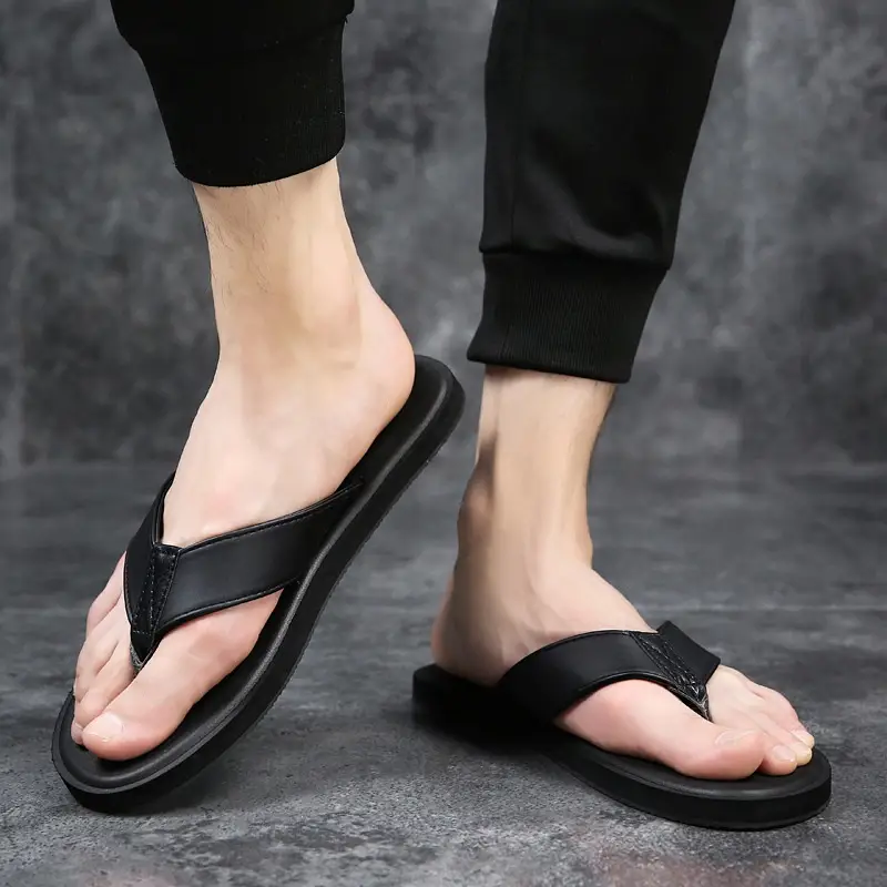 2022 Summer New Men's Casual Vietnamese Slippers Korean Fashionable Beach Flip-Flops Outdoor Fashion Sandals - Image 8