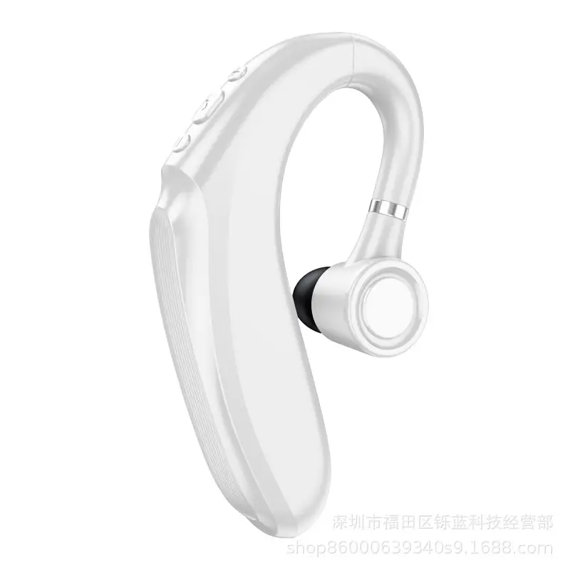 Blue Silicone Wireless Ear Hook Bluetooth Headset - Image 4