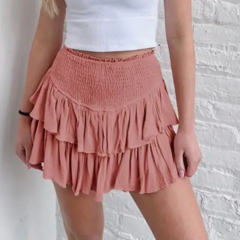 2025 Women's Cross-Border Summer Ruffled Skirt Set
