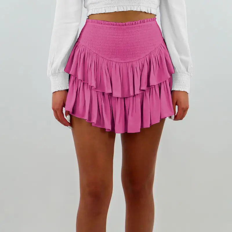 2025 Women's Cross-Border Summer Ruffled Skirt Set
