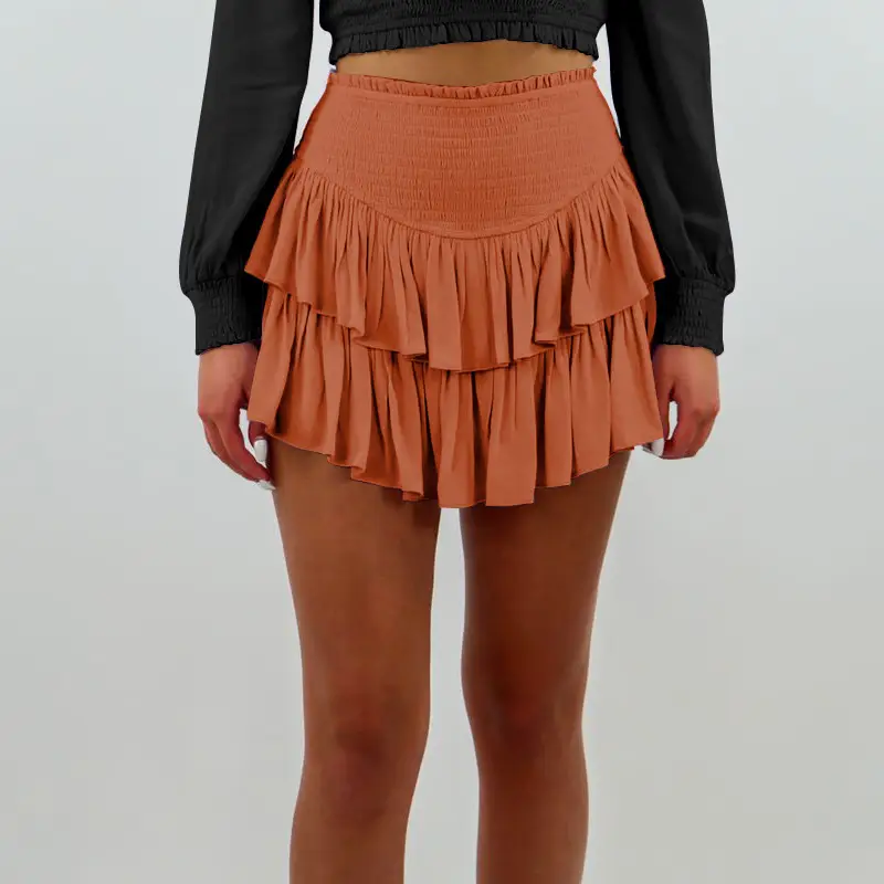 2025 Women's Cross-Border Summer Ruffled Skirt Set