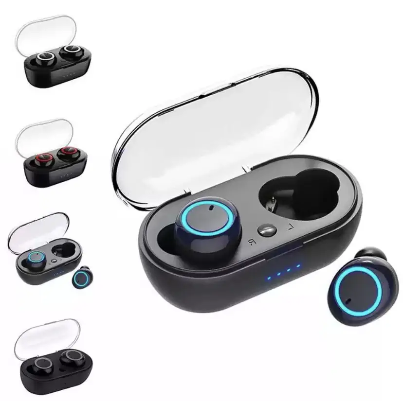 Y50 Bluetooth 5.0 Touch In-Ear Wireless Headset Black - Image 10