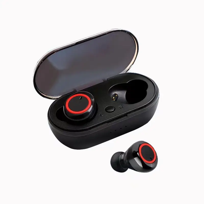 Y50 Bluetooth 5.0 Touch In-Ear Wireless Headset Black - Image 2