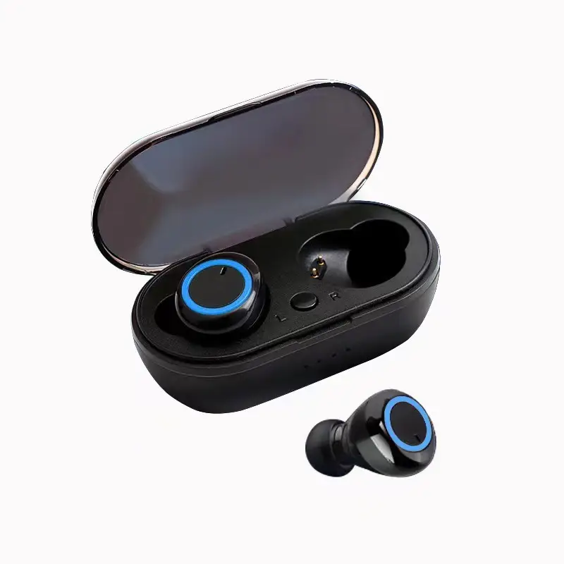 Y50 Bluetooth 5.0 Touch In-Ear Wireless Headset Black - Image 3