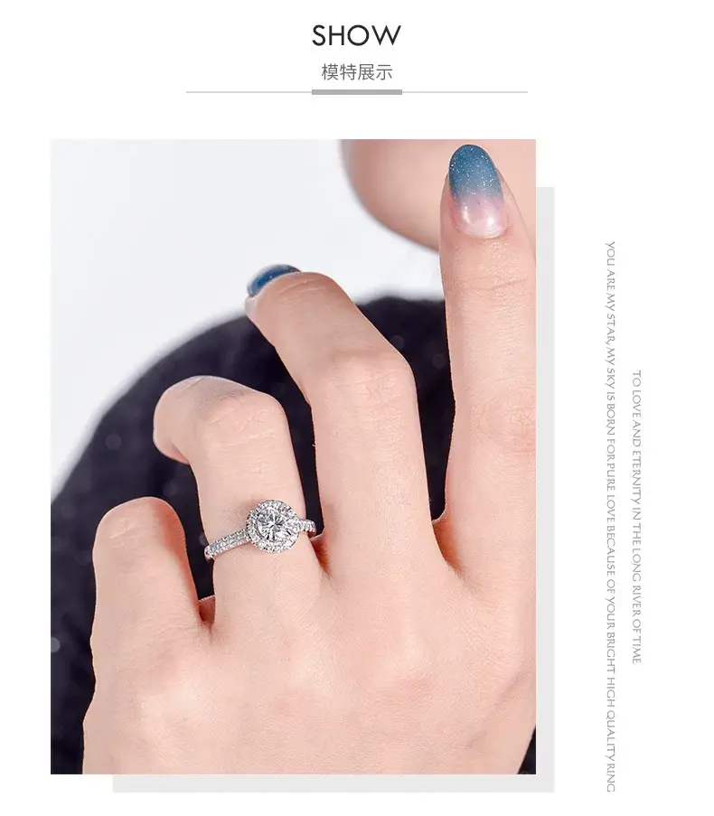 Clearance Fashion D-Crystal Ring for Men — feature 14