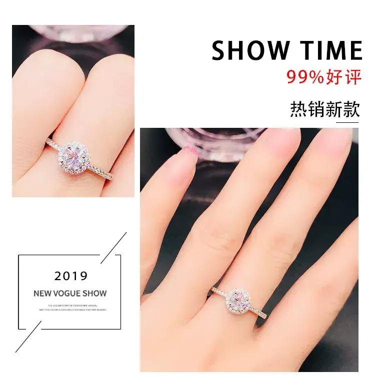 Clearance Fashion D-Crystal Ring for Men — feature 20