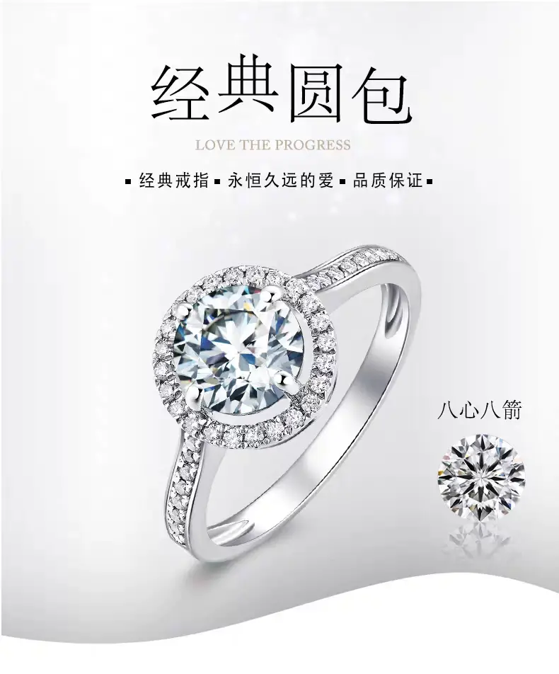 Clearance Fashion D-Crystal Ring for Men — feature 7