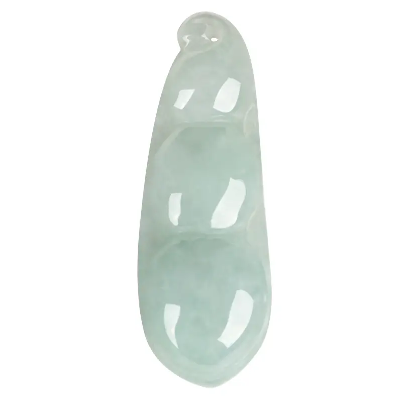 Myanmar Jade Bean Green Pendant for Men Women - Image 6