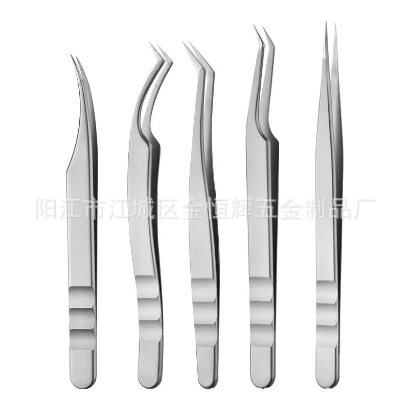 High Precision False Eyelash Tweezers Gold Feather - Image 22