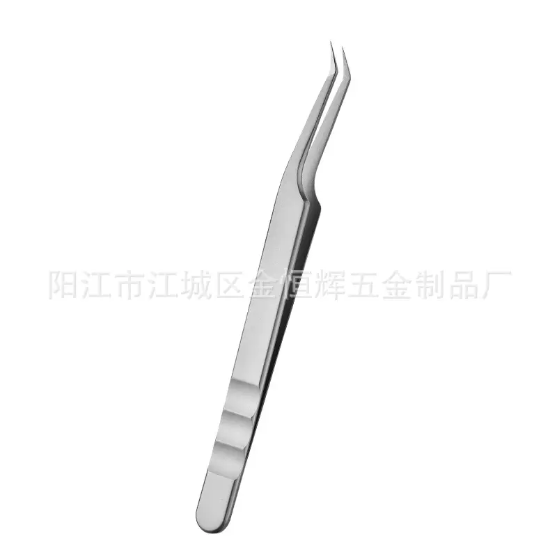 High Precision False Eyelash Tweezers Gold Feather - Image 6