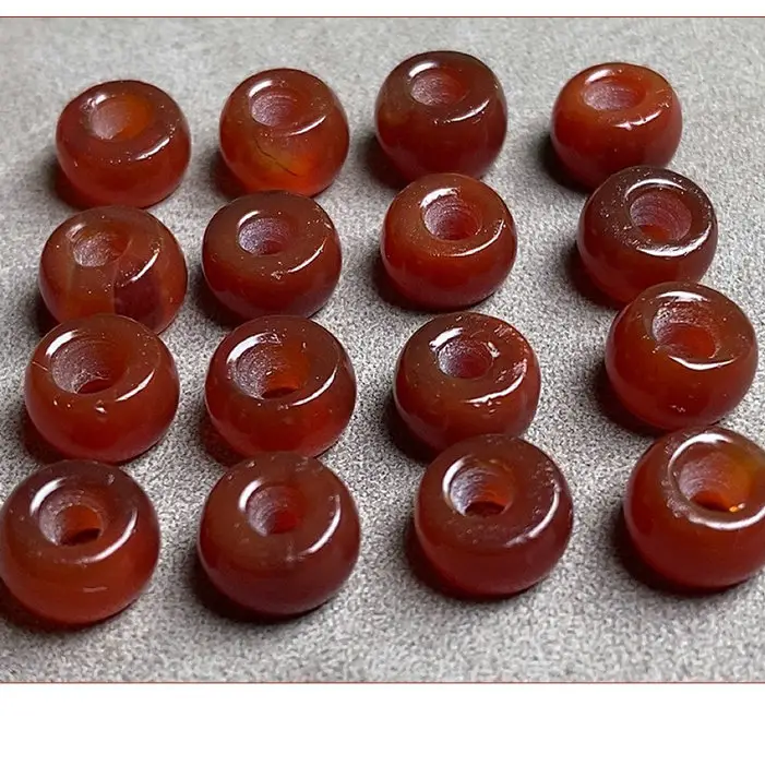 Red Agate Old Type Abacus Beads Spacer Beads DIY - Image 4