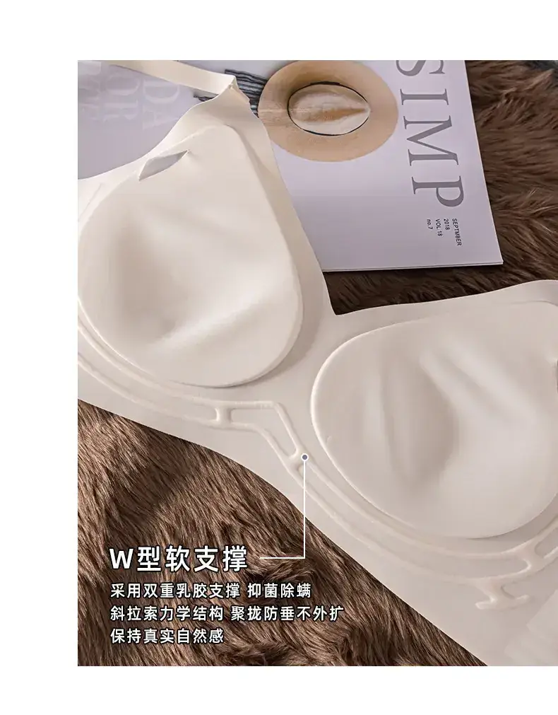Women's Seamless Underwire Lifting Bra White — feature 5