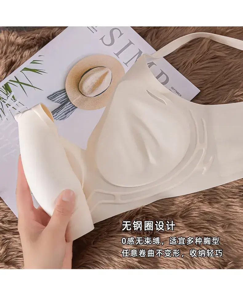 Women's Seamless Underwire Lifting Bra White — feature 8