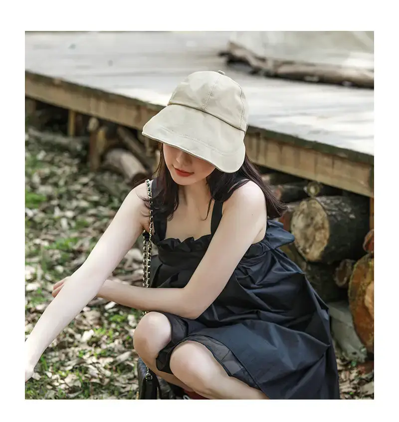 Women's Fisherman Hat Sunscreen Hat Bow Cap All Match — feature 10