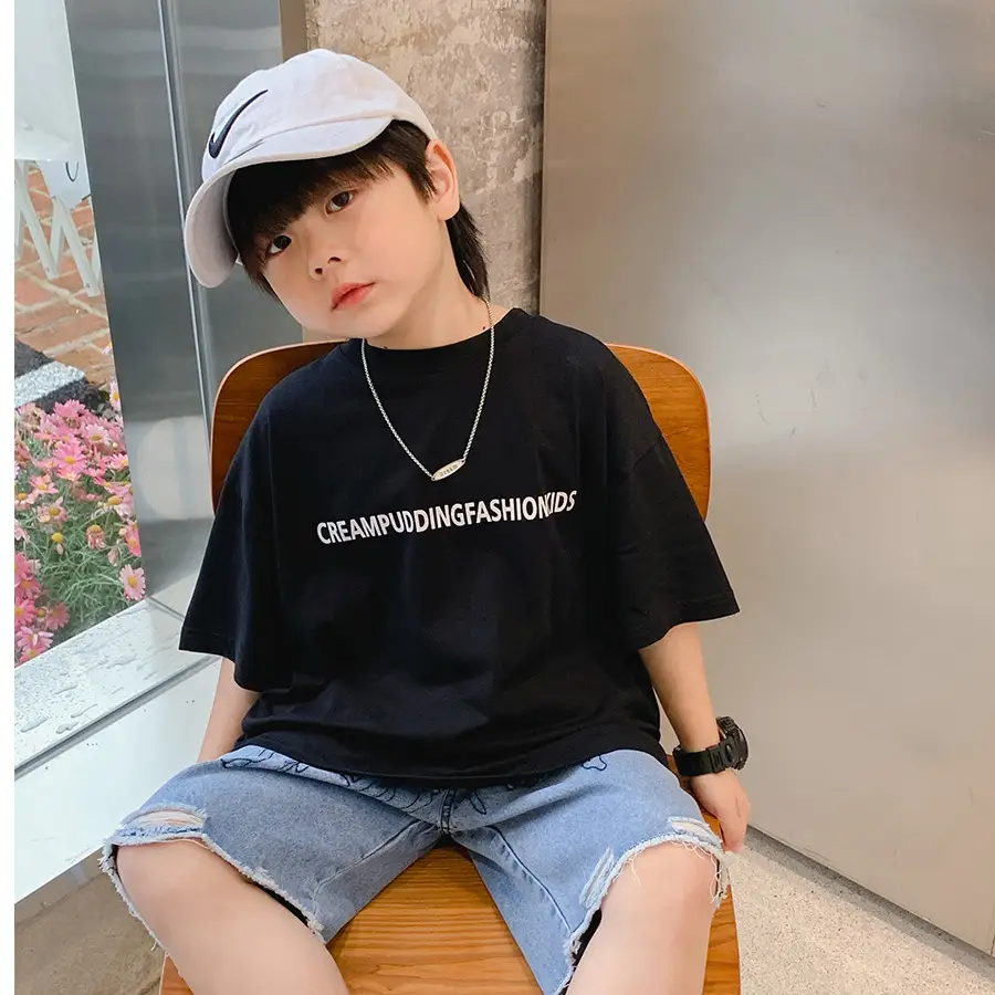 Boys Cotton Checkered T-Shirt Summer 2025 - Image 3