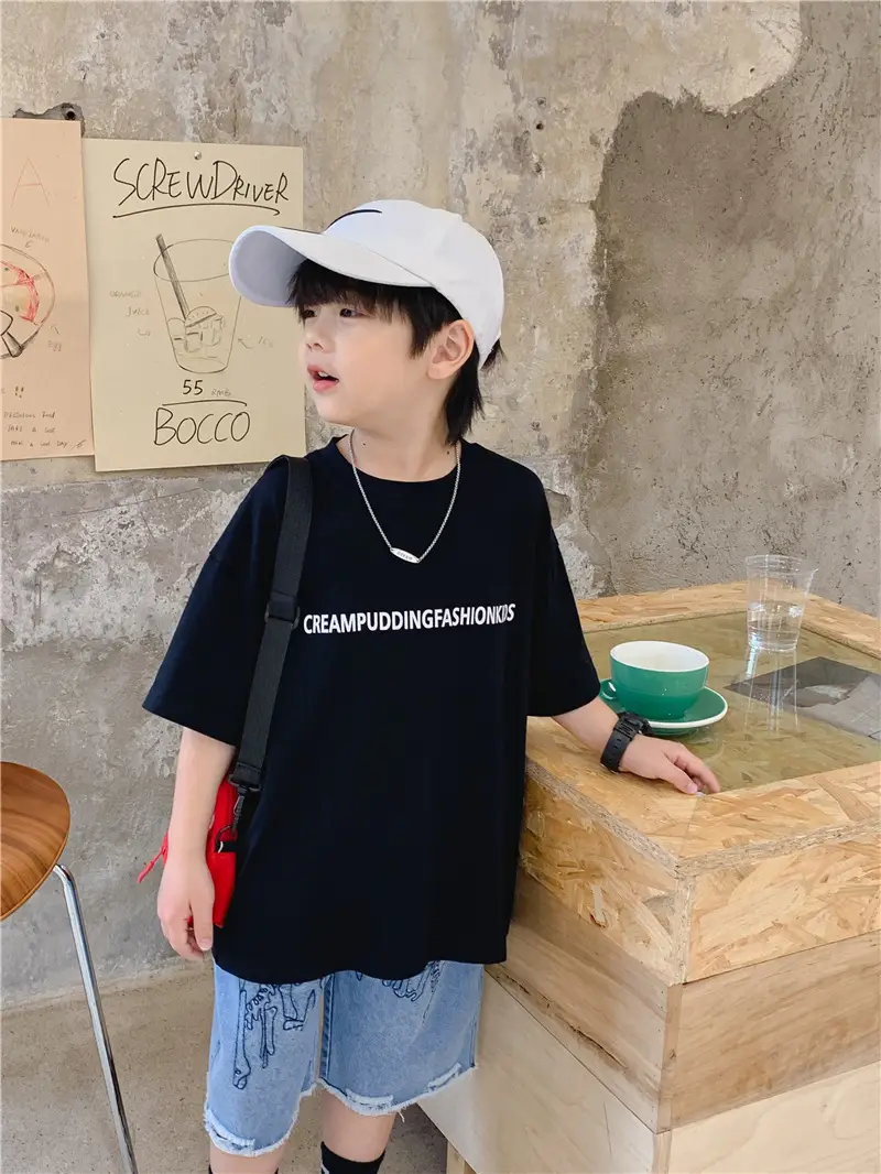 Boys Cotton Checkered T-Shirt Summer 2025 — feature 11