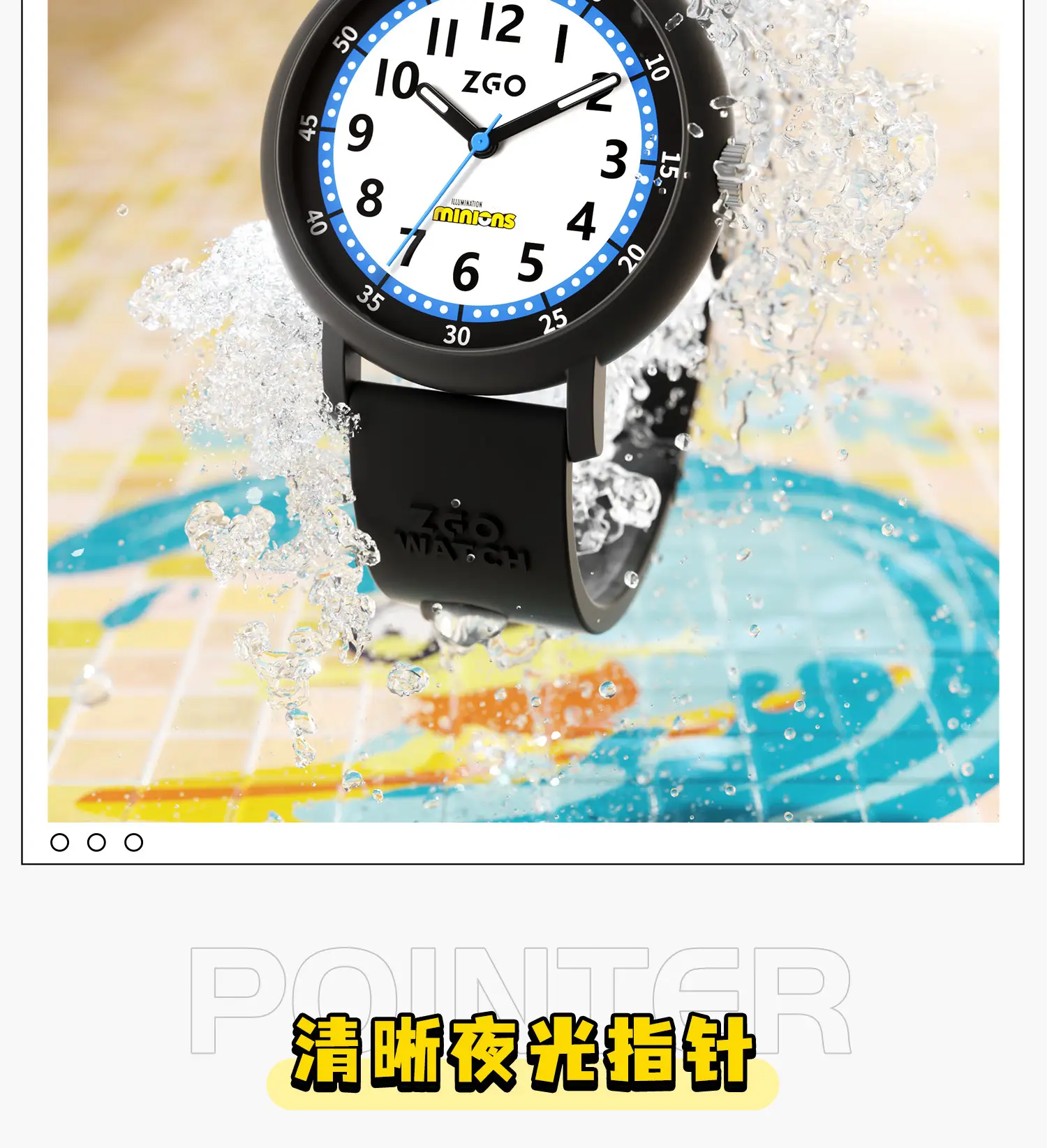 Luminous Waterproof Kids Watch for Boys Girls Quartz — feature 11