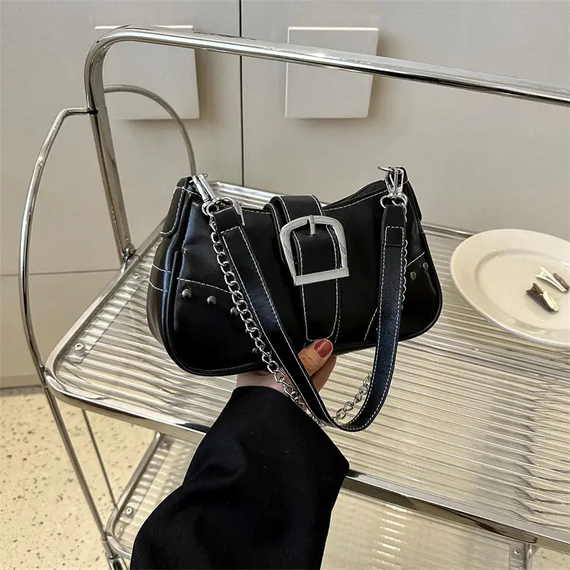 Retro Brown Leather Crossbody Bag for Women - Image 7