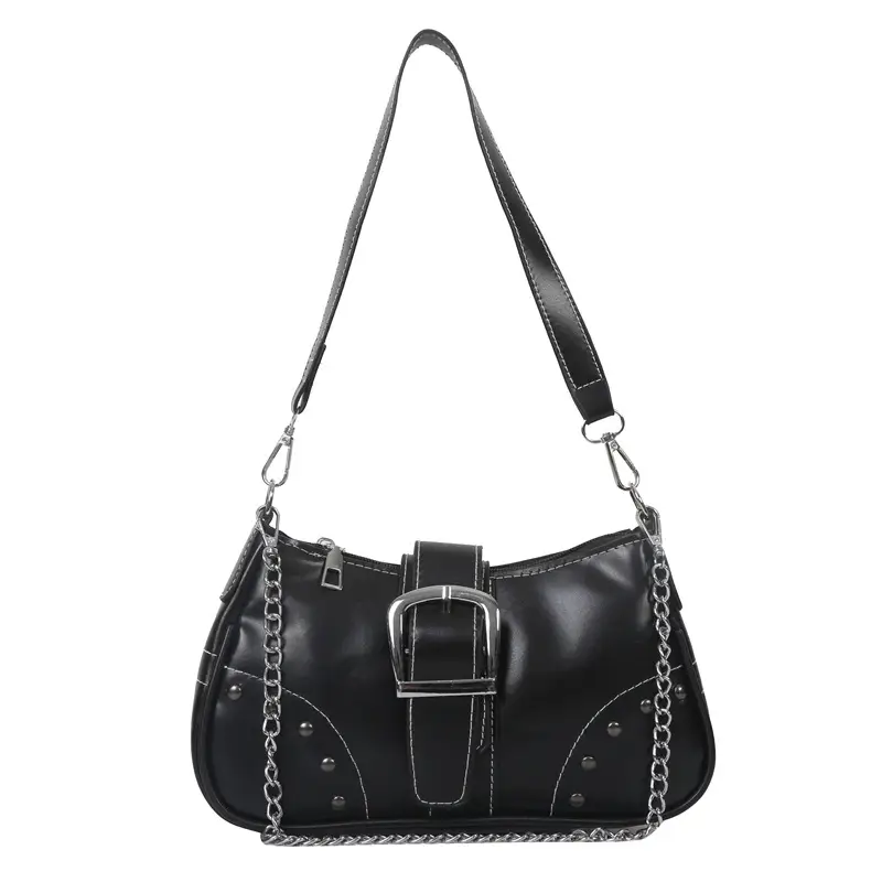 Retro Brown Leather Crossbody Bag for Women - Image 9