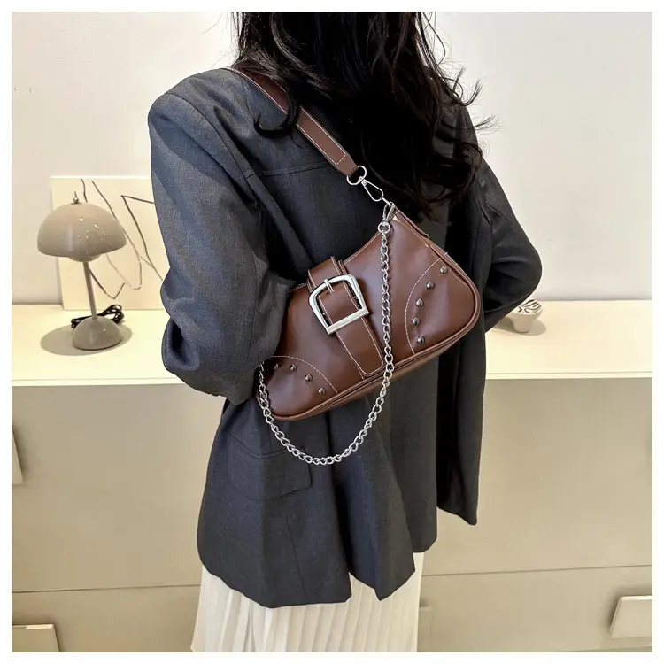 Retro Brown Leather Crossbody Bag for Women — feature 19