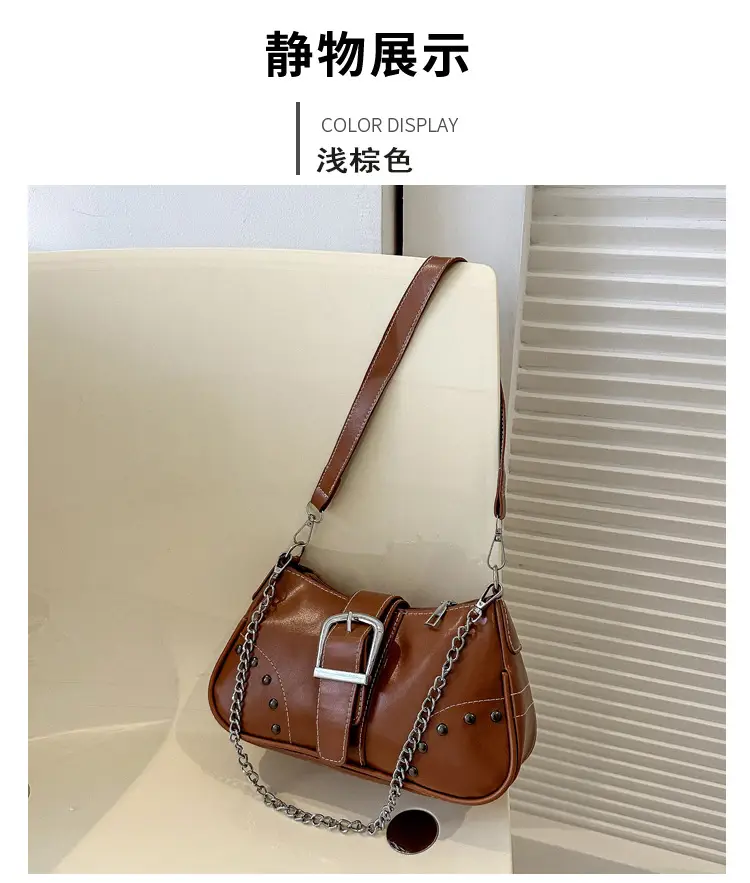 Retro Brown Leather Crossbody Bag for Women — feature 21