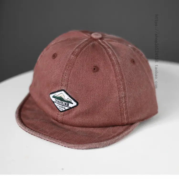 Japanese Trendy Short-Brim Cap Men Women Retro Hip Hop Baseball Cap - Image 6