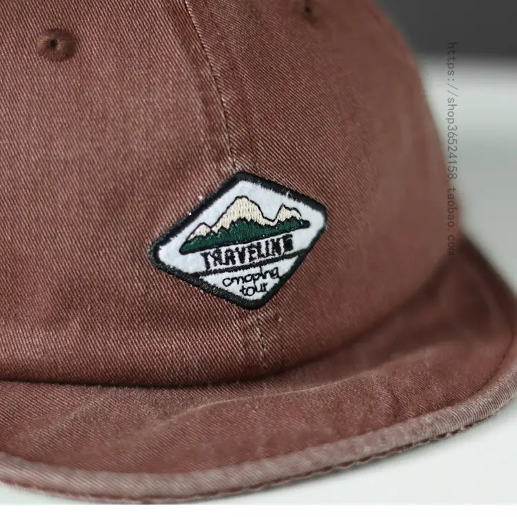 Japanese Trendy Short-Brim Cap Men Women Retro Hip Hop Baseball Cap - Image 7