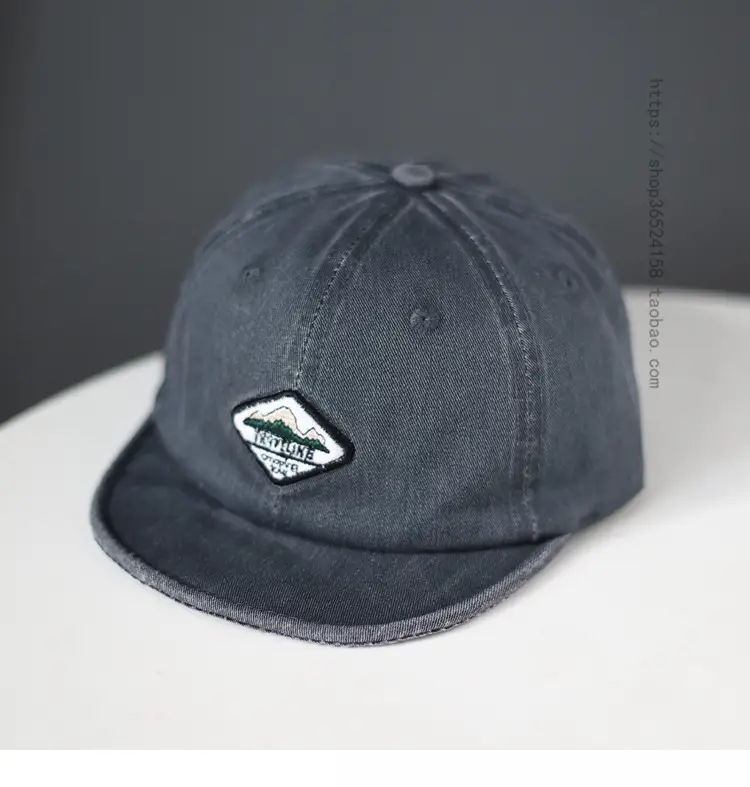 Japanese Trendy Short-Brim Cap Men Women Retro Hip Hop Baseball Cap — feature 5