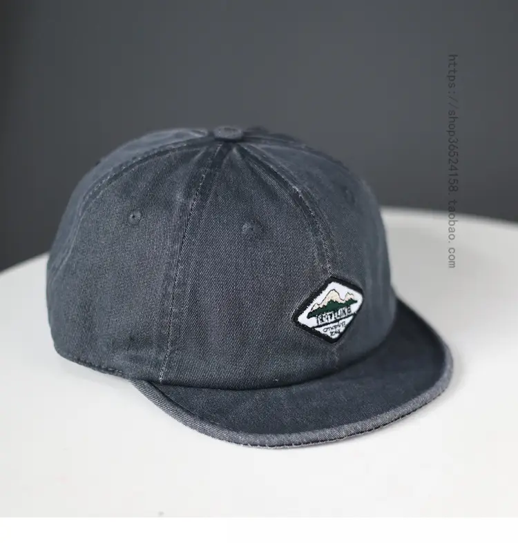 Japanese Trendy Short-Brim Cap Men Women Retro Hip Hop Baseball Cap — feature 6