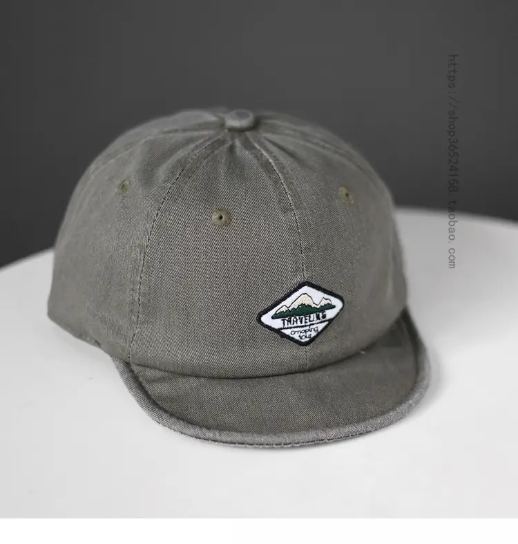 Japanese Trendy Short-Brim Cap Men Women Retro Hip Hop Baseball Cap — feature 7